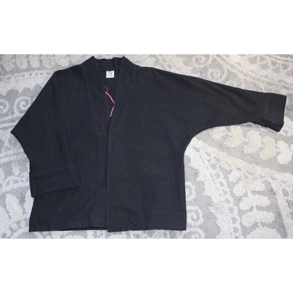 Alfredos Wife Black Cardigan Style Embroidered Western Themed Cactus Whimsical - Picture 3 of 8